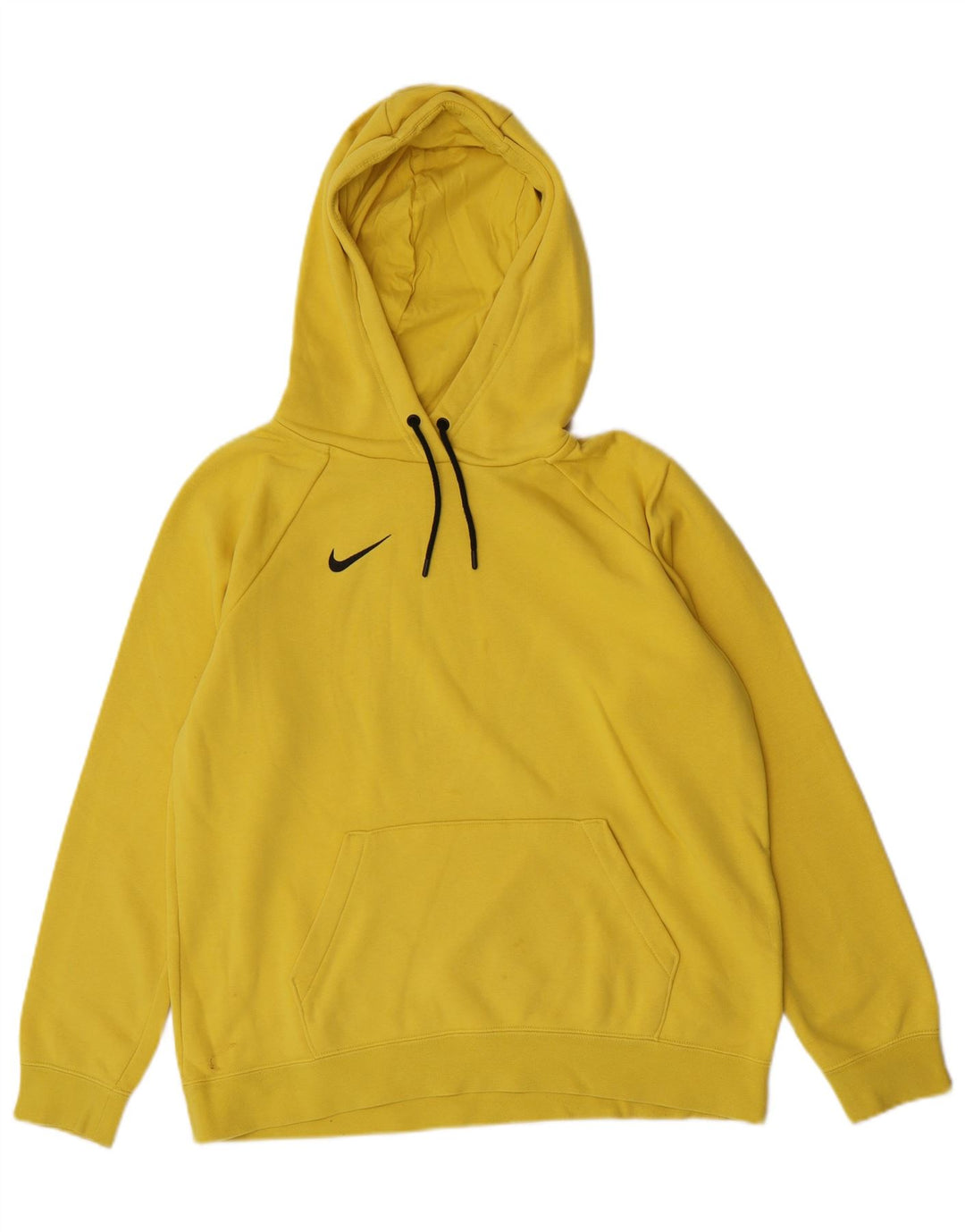 Nike Pull à capuche pour homme en coton jaune Taille L