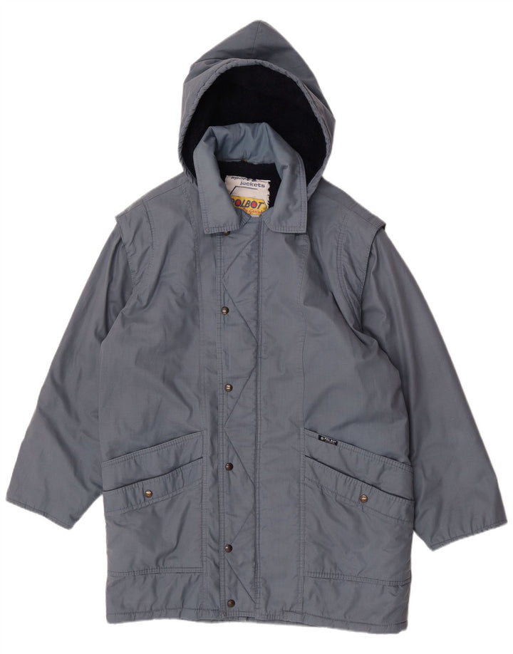 Polbot Veste Sherpa à capuche pour homme UK 42 XL Bleu Polyester