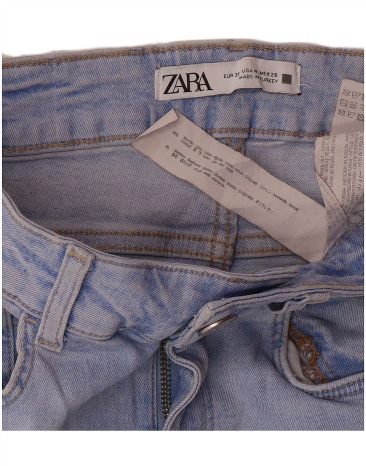 Zara Jean skinny femme EU 36 XS W26 L27 Bleu Coton Moderne