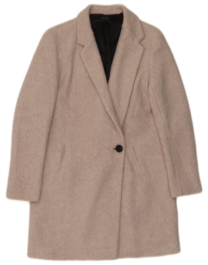 Zara Manteau Femme UK 10 Petit Beige