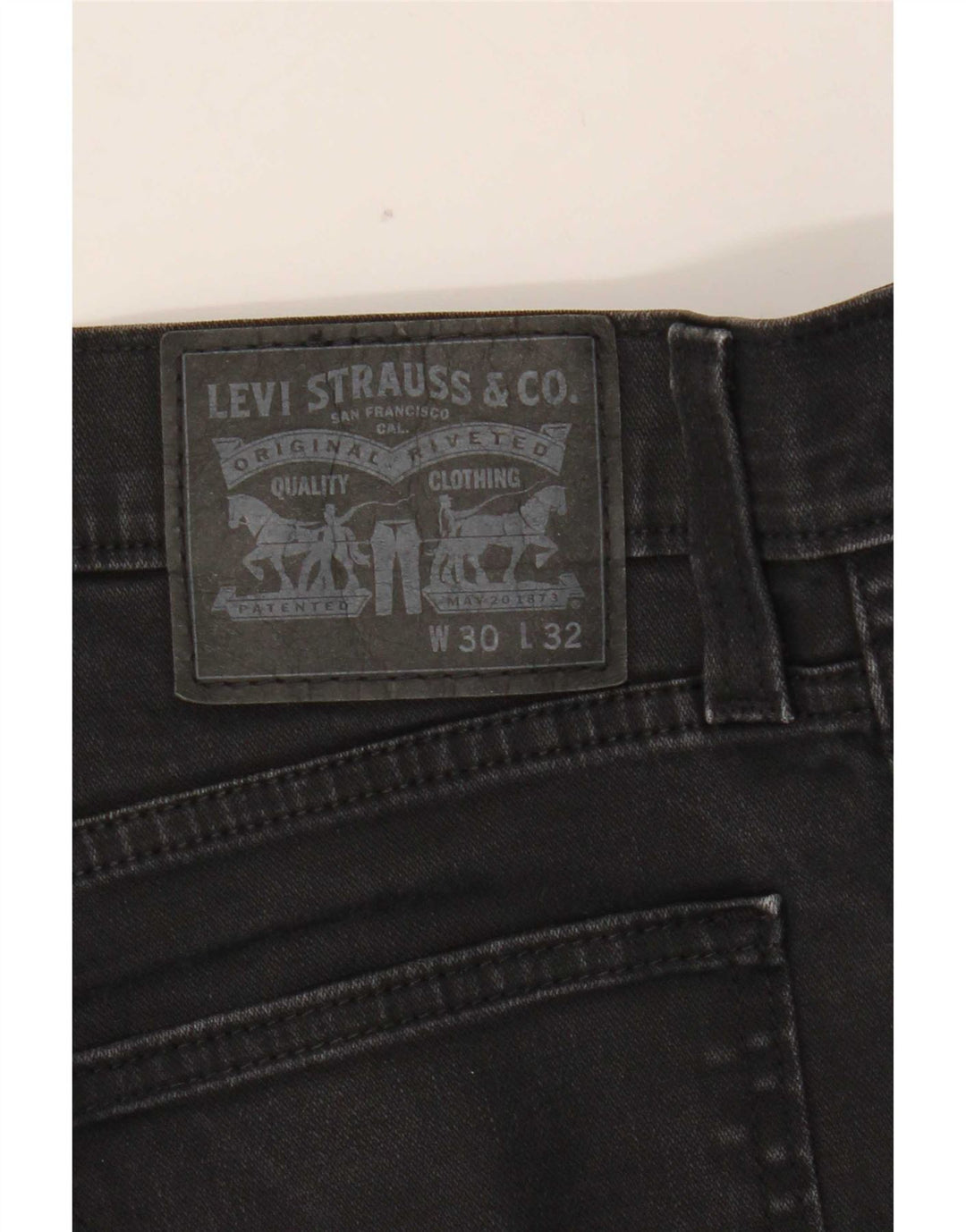 Levi's Jean Slim W30 L29 Femme Noir Coton