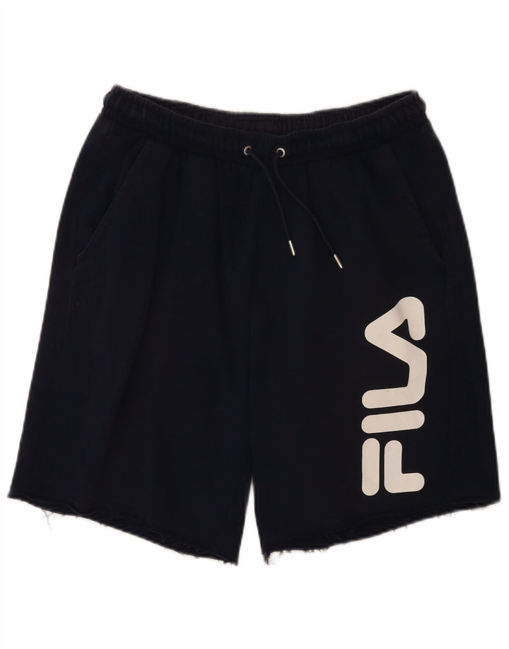 Fila Short Graphic Sport Homme Bleu Marine Moyen Coton