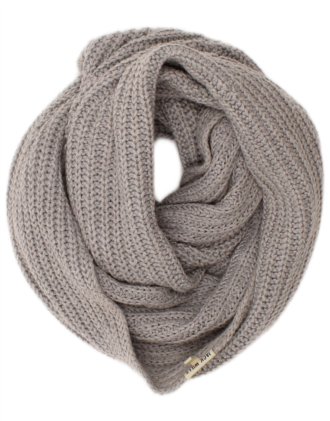 Jack Wills Écharpe Snood En Tricot Pour Femme Taille Unique Gris