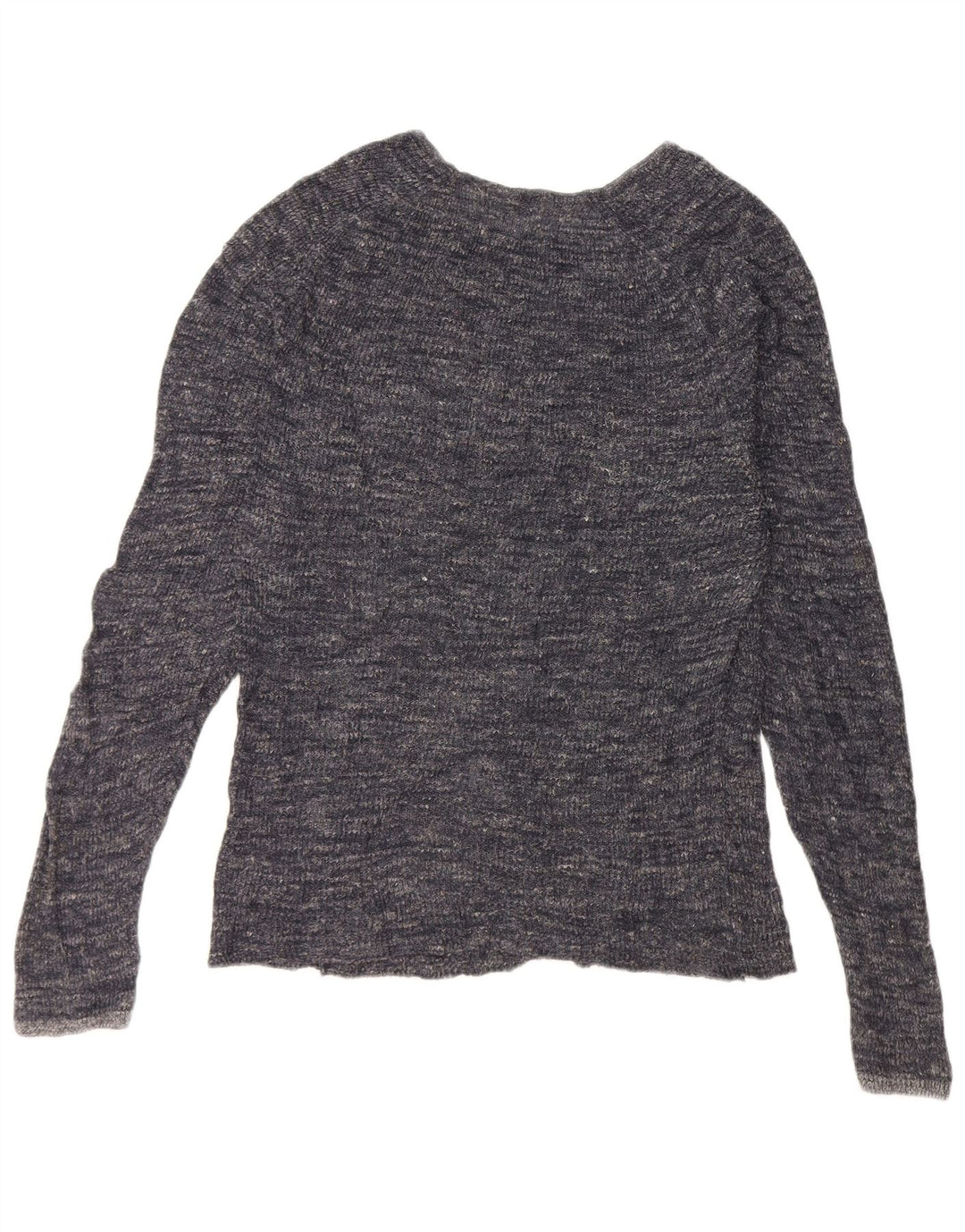 Zara Pull ras du cou pour homme, grand, bleu marine moucheté