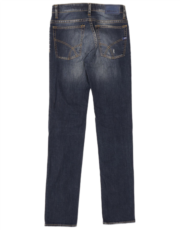 GAS Jean Slim Anders Homme W30 L34 Bleu Marine Coton
