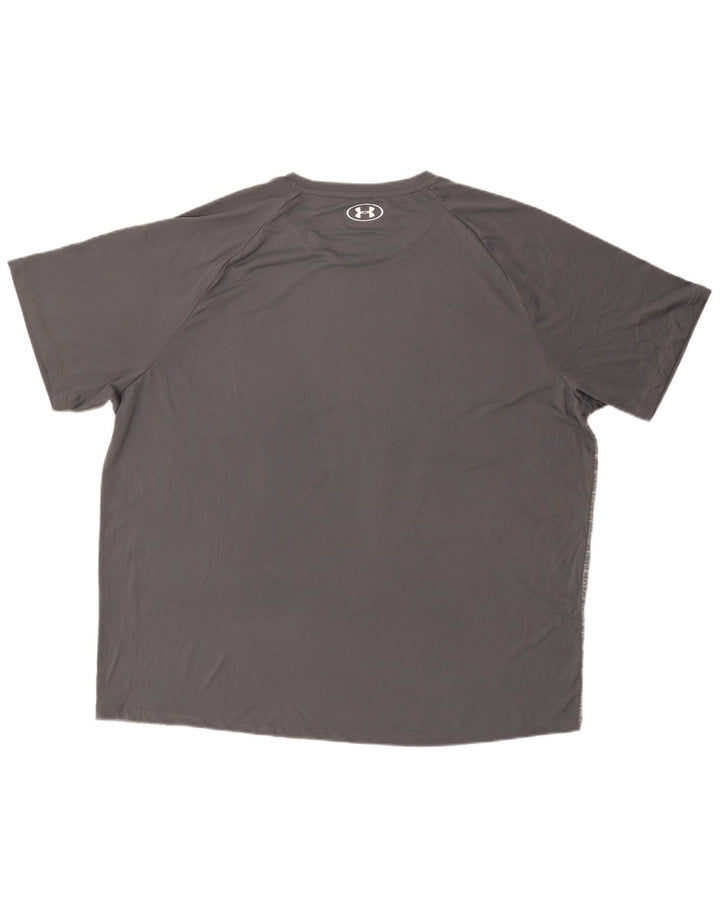 Under Armour T-Shirt Homme Top 3XL Gris Moucheté