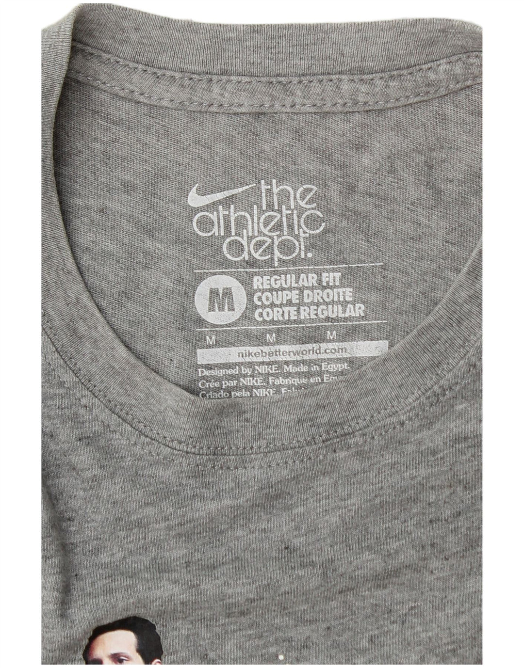 NIKE T-shirt coupe classique pour homme Gris moyen