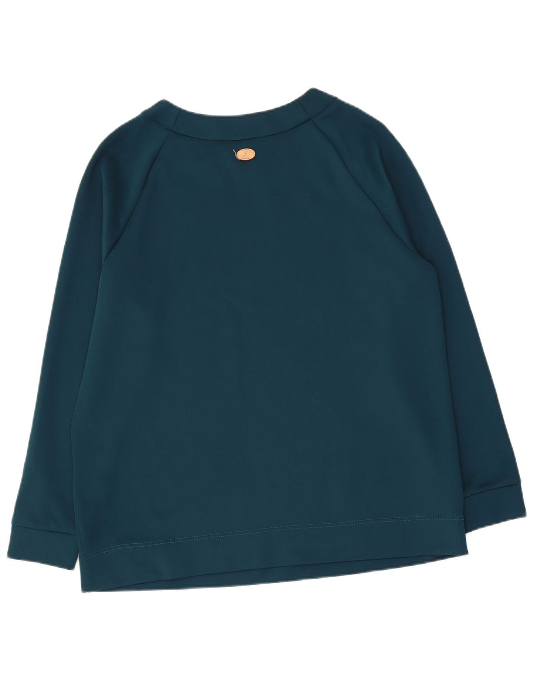 GATTINONI Sweat-shirt graphique pour femme UK 14 Grand Bleu Polyester