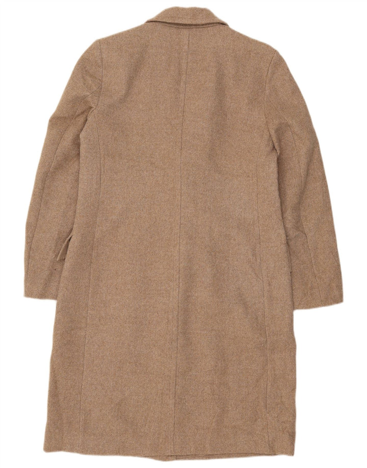 Zara Femme Pardessus UK 14 Polyester Beige Moyen