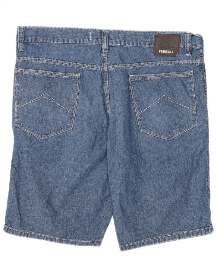 CARRERA Short en Jean Homme IT 52 XL W36 Bleu Coton