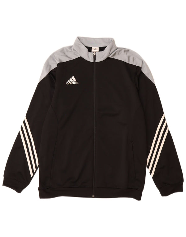 ADIDAS Veste de survêtement pour homme Large Noir Colorblock Polyester