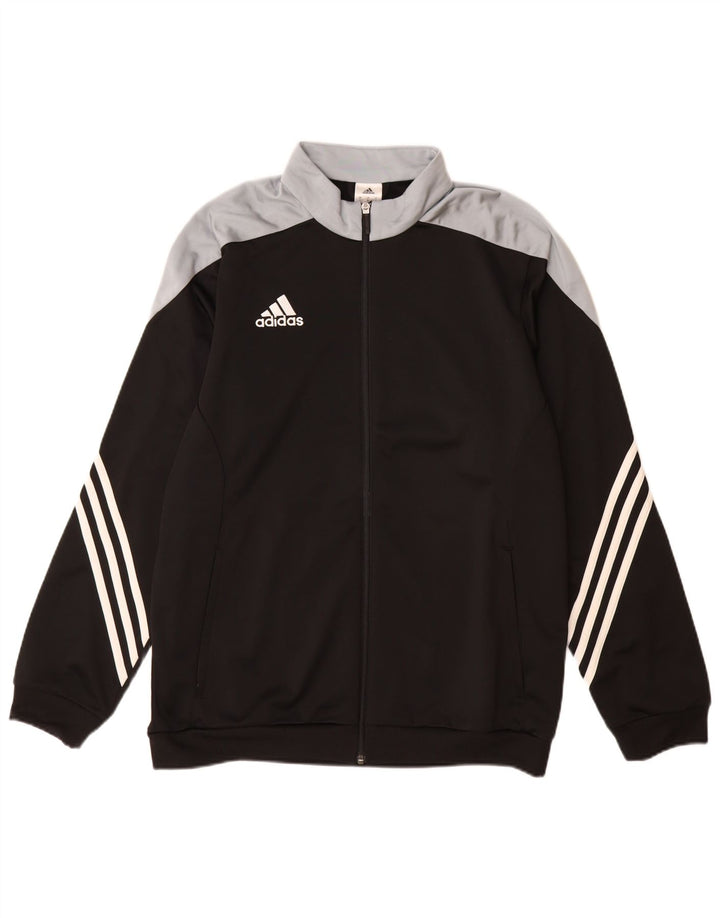 ADIDAS Veste de survêtement pour homme Large Noir Colorblock Polyester