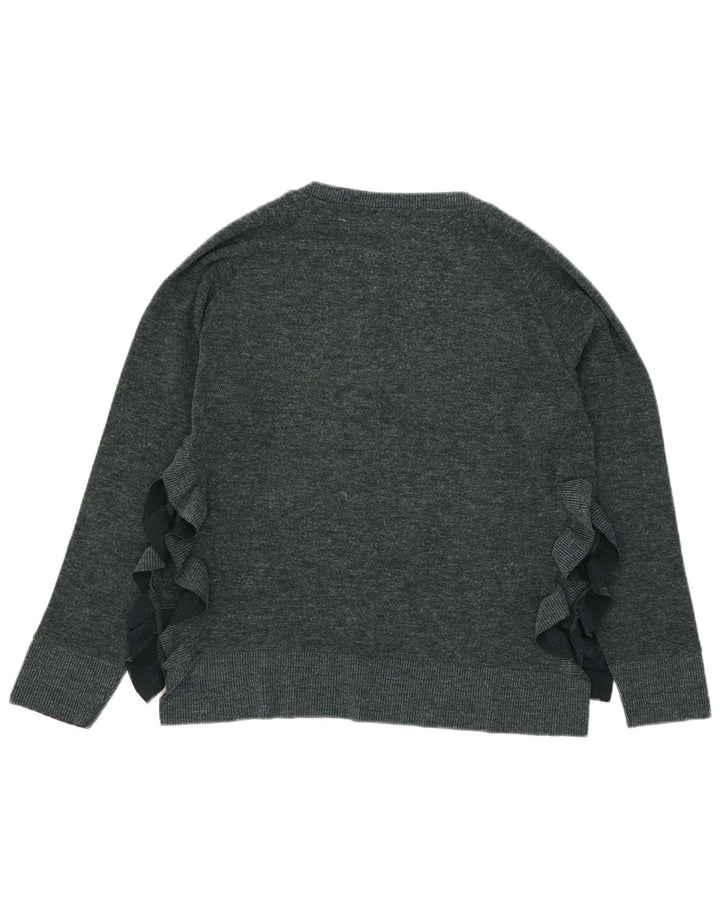 Zara Pull ras du cou pour femme UK 14 Vert moyen