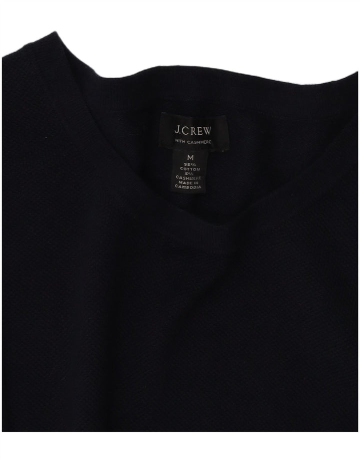 J. CREW Pull Col Bateau Homme Bleu Marine Moyen Coton