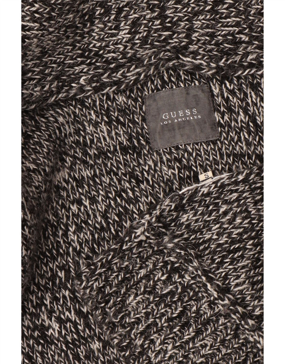 Guess Cardigan long surdimensionné pour femme UK 10 Petit gris moucheté