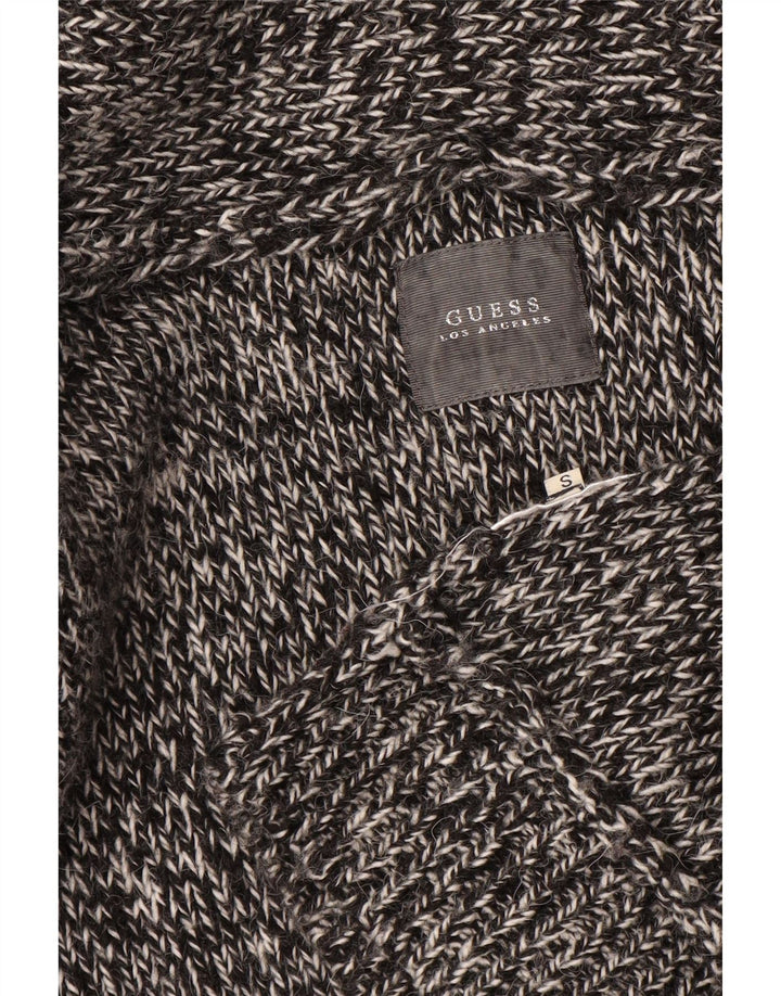 Guess Cardigan long surdimensionné pour femme UK 10 Petit gris moucheté