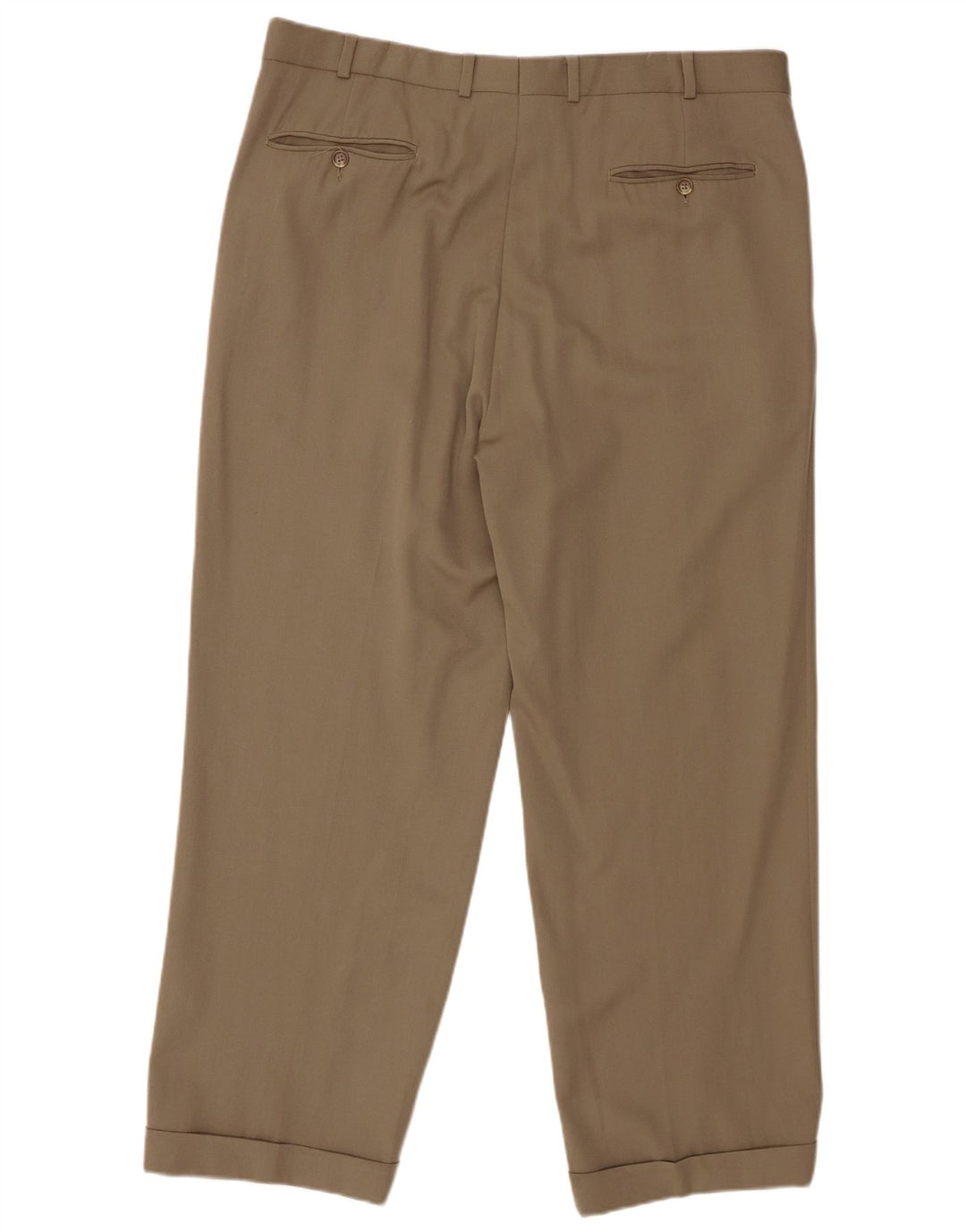 BROOKS BROTHERS Pantalon de costume pour homme W36 L29 laine beige