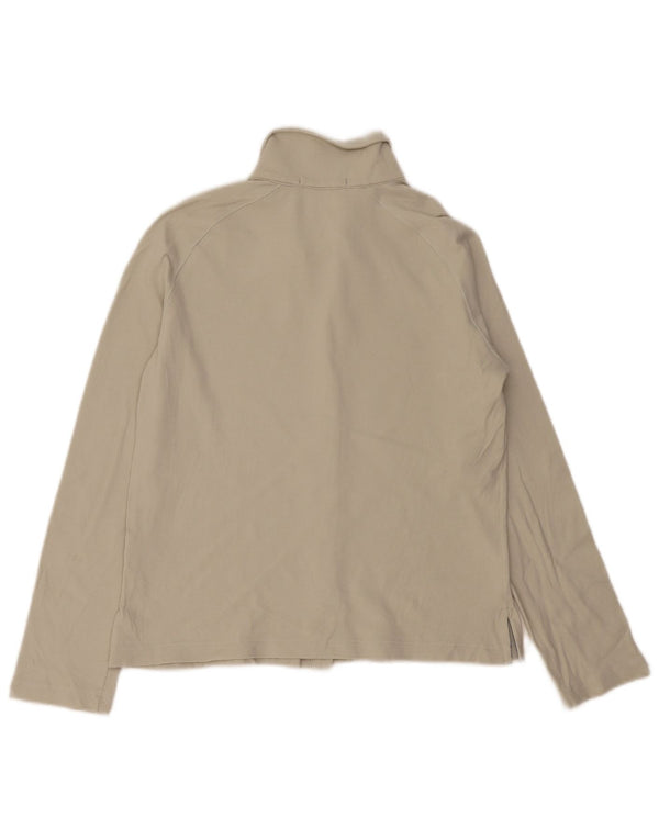 Cerruti Chemise Chemisier Femme UK 44 Coton Gris Moyen