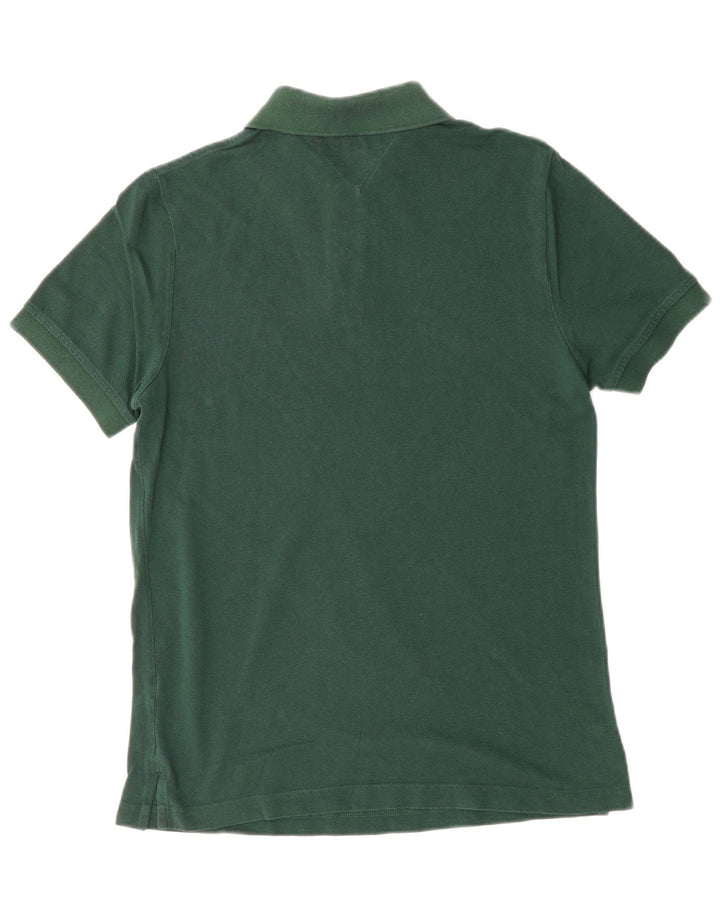 Tommy Hilfiger Polo Homme Vert Moyen Coton
