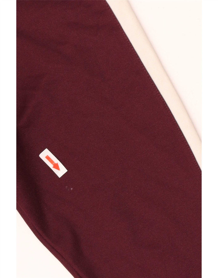 Fred Perry Veste de survêtement pour garçon 9-10 ans Marron moyen Colourblock