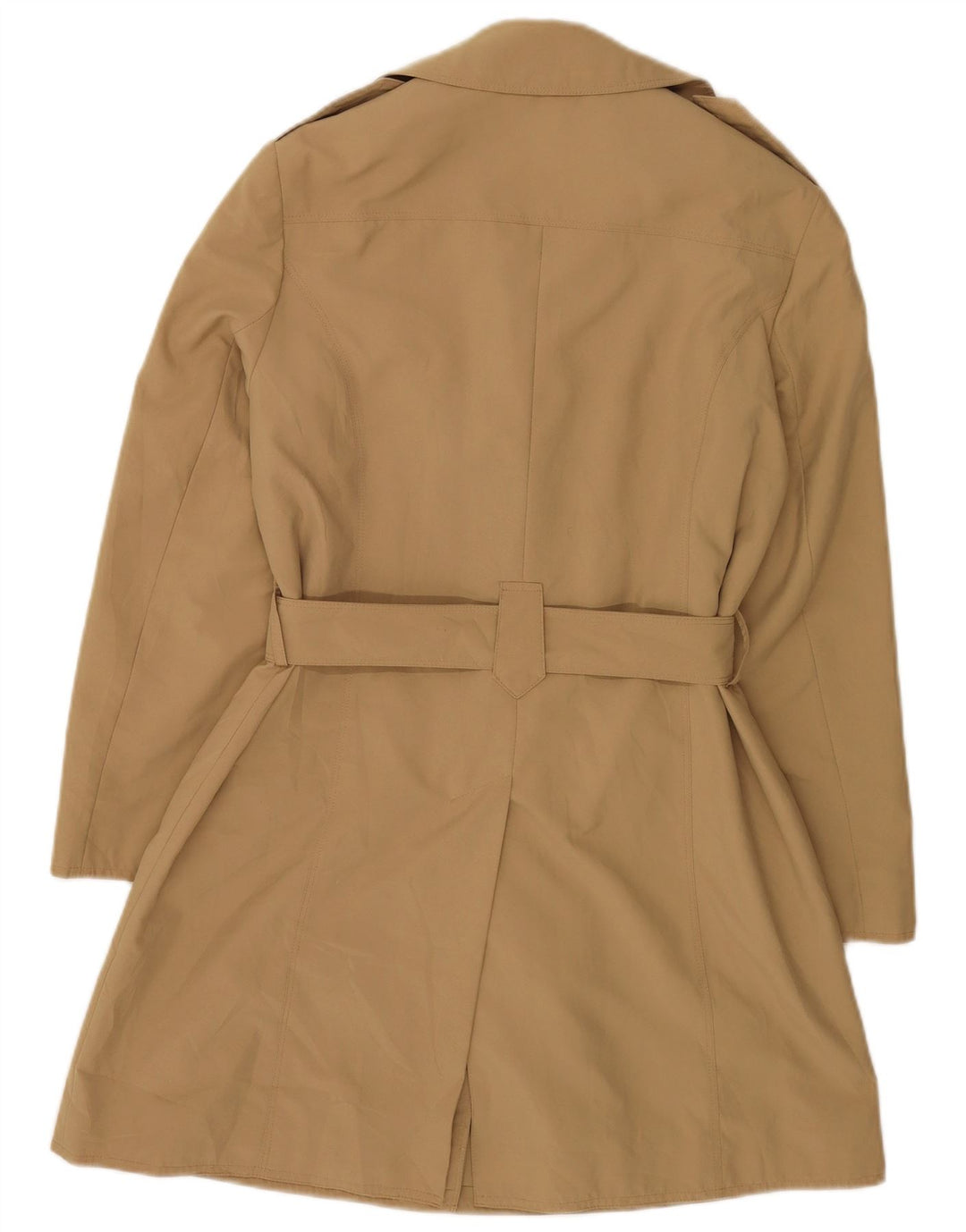 Marks & Spencer Trench-Coat Petite Femme UK 12 Polyester Kaki Moyen