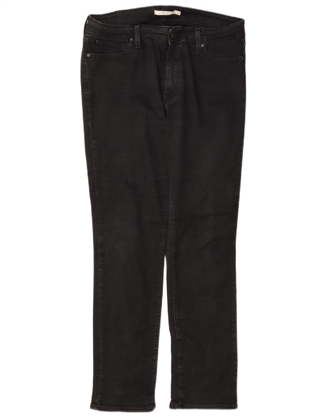 Levi's Jean Slim 712 Femme W32 L32 Coton Noir