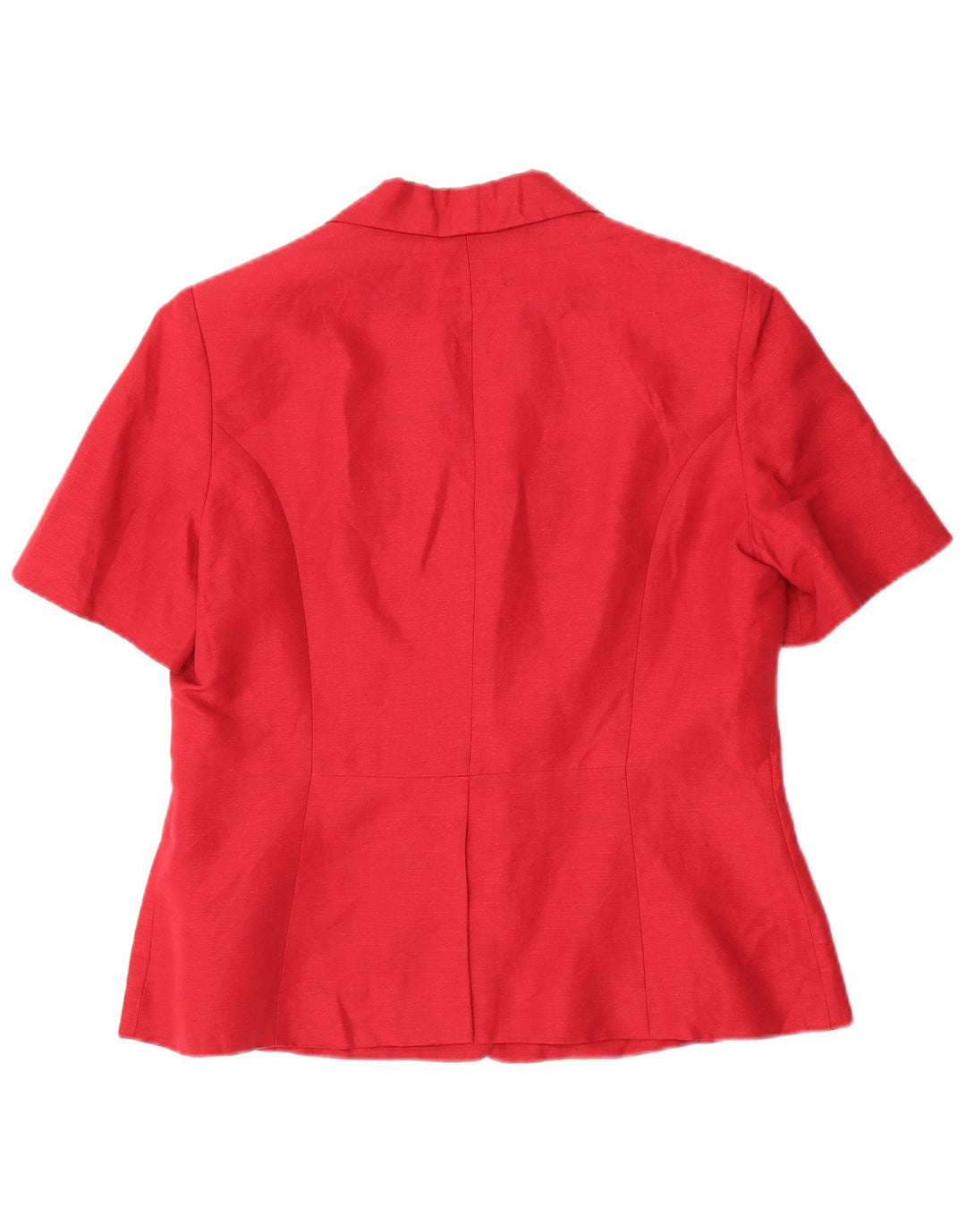 Cacharel Veste blazer à manches courtes 3 boutons pour femme IT 44 Rouge moyen