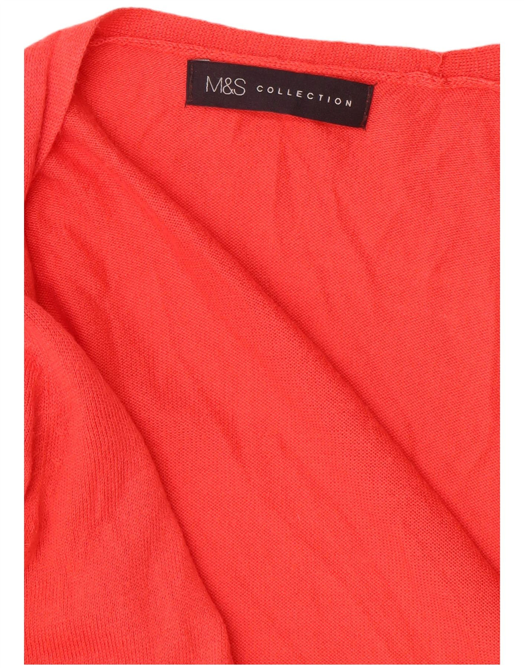 Marks & Spencer Pull cardigan ouvert pour femme UK 12 Rouge moyen