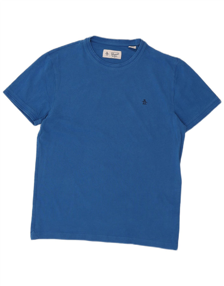 Penguin T-Shirt Homme Top XL Bleu Coton