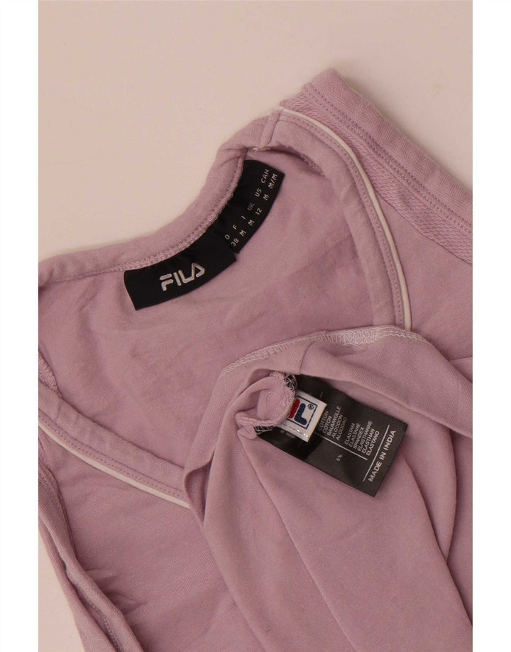 Fila Débardeur Femme UK 12 Coton Rose Moyen