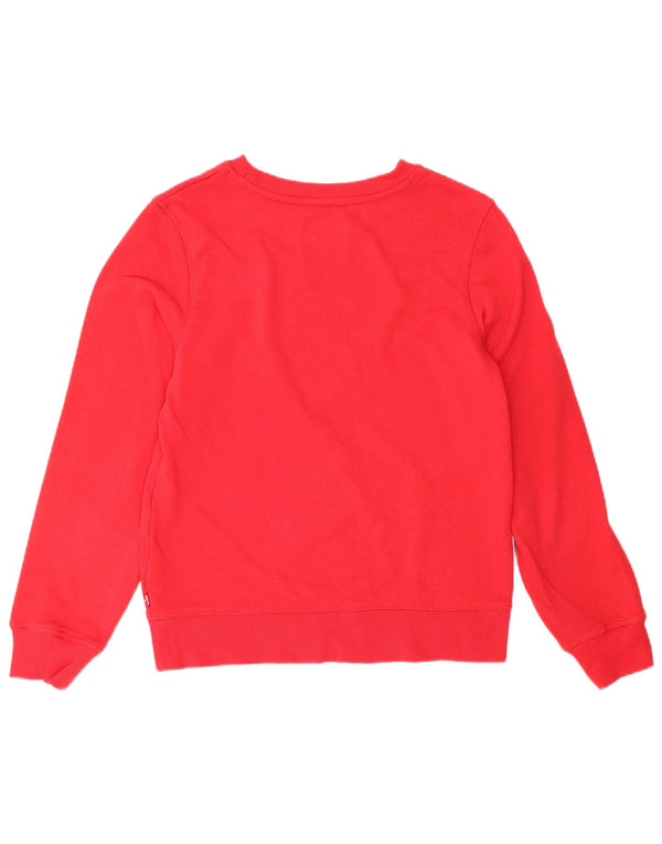 Levi's Graphic Sweatshirt Jumper Fille 13-14 ans Rouge Coton