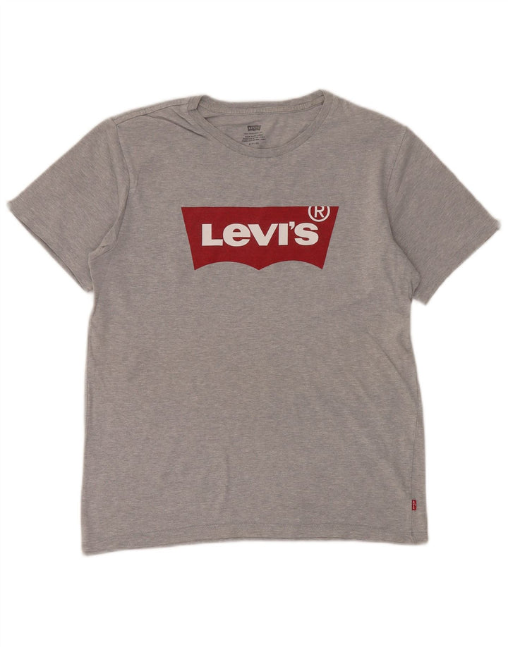 Levi's Tee-Shirt Graphique Homme Petit Gris