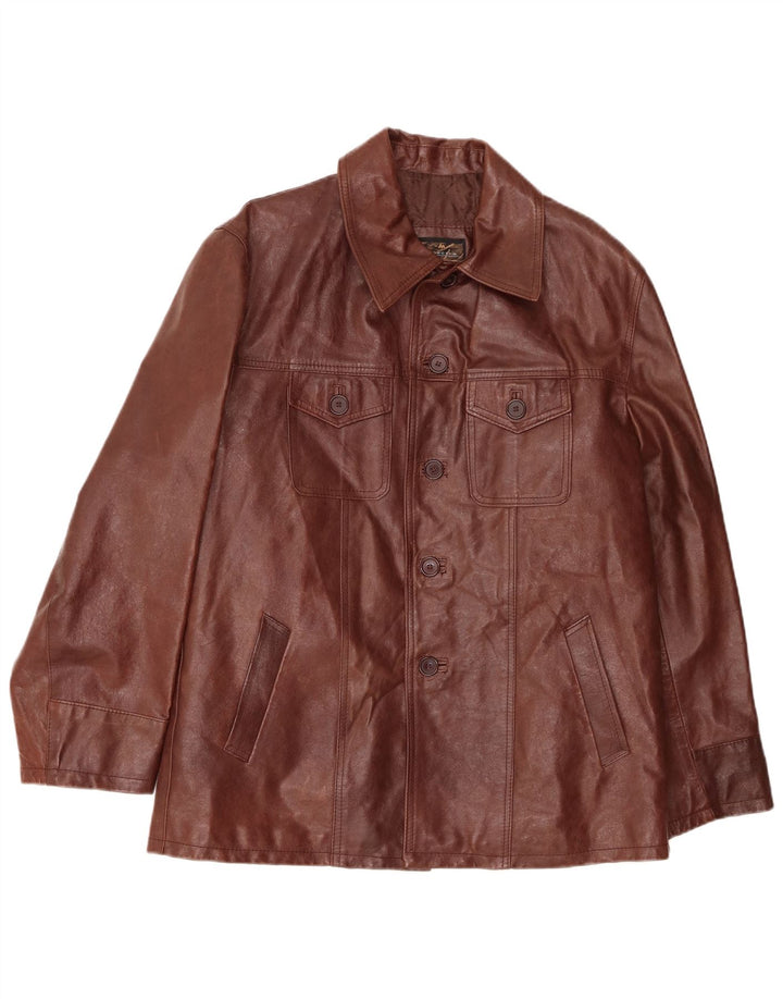 Spectra Veste en cuir pour homme UK 42 XL Marron