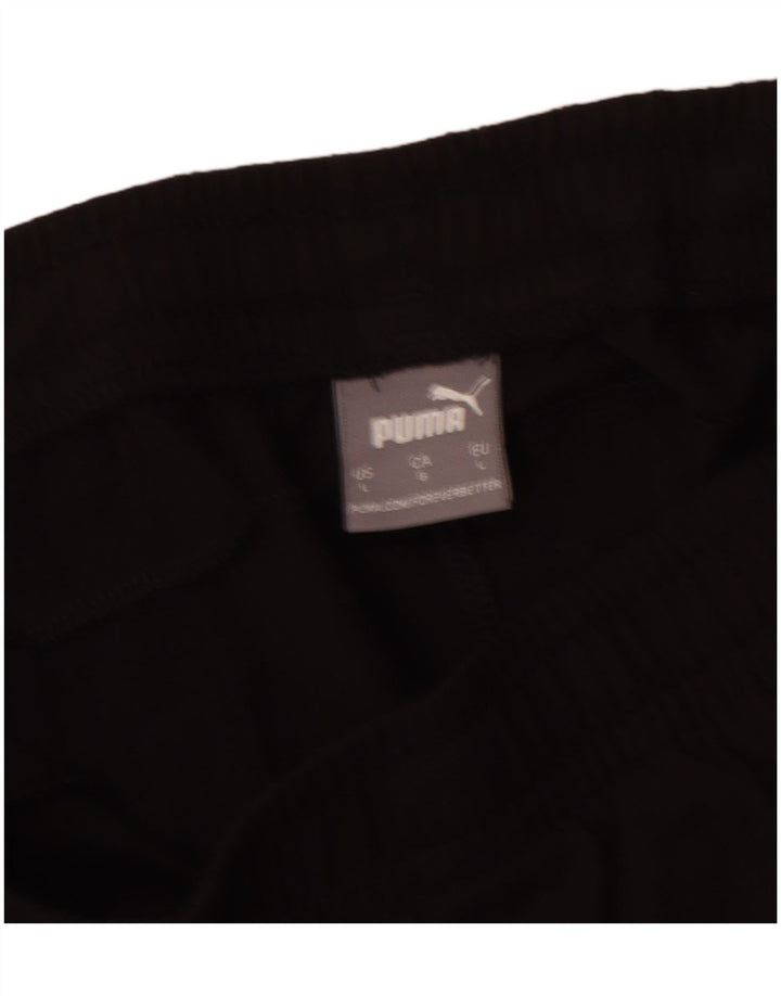 PUMA Short de sport graphique pour hommes, grand, noir