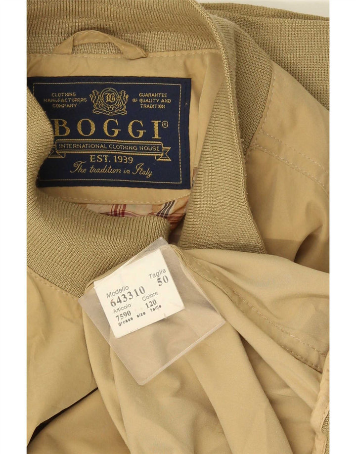 Boggi Veste Bomber Homme IT 50 Large Kaki Polyester