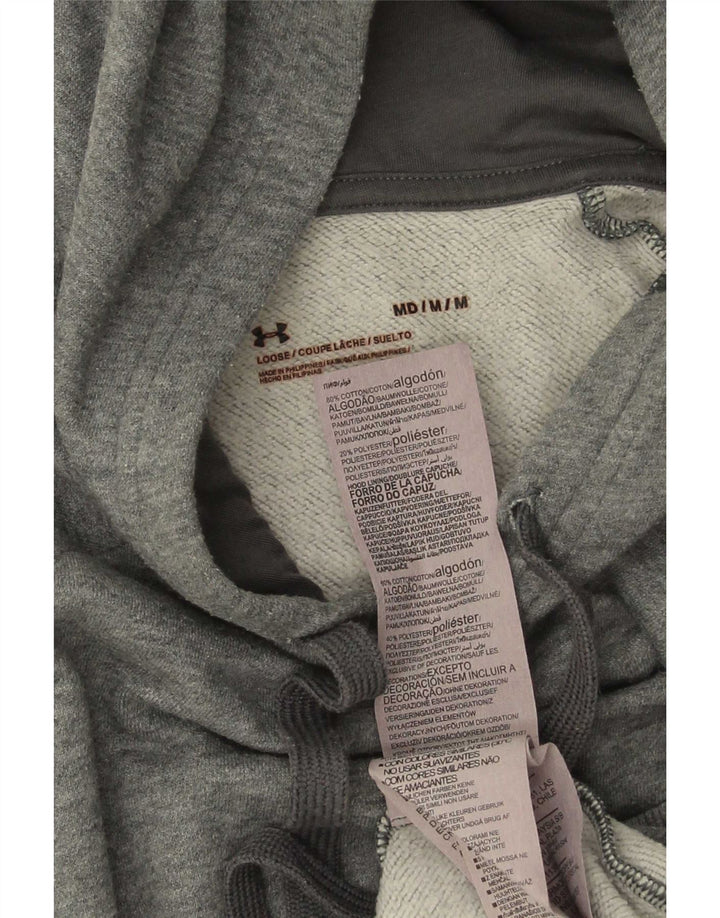 Under Armour Pull à Capuche Homme Gris Moyen Moucheté Coton