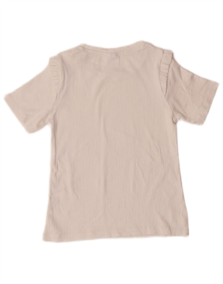 Zara T-Shirt Fille 11-12 Ans Blanc