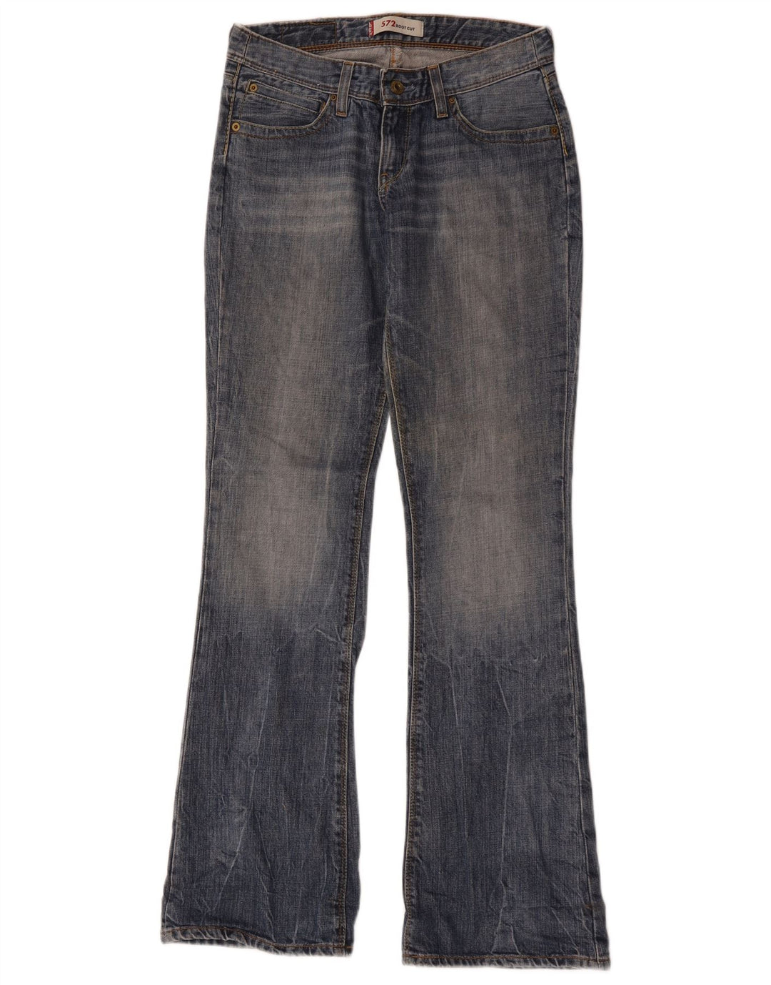 Levi's Jean 572 Bootcut Femme Bleu W28 L34 Coton