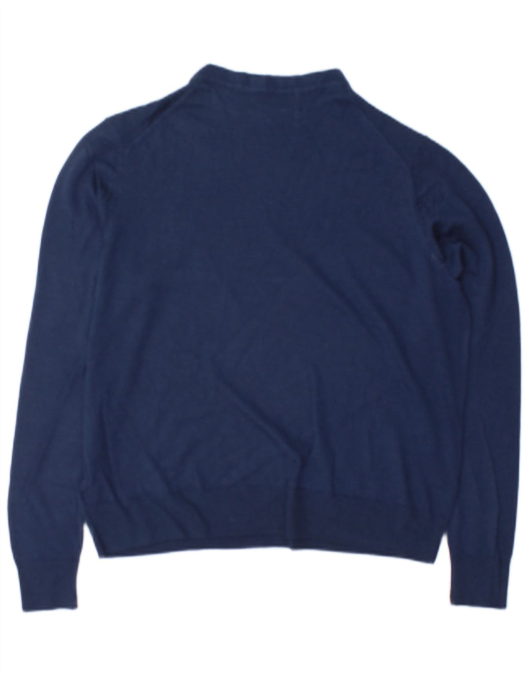 Marks & Spencer Pull à col rond pour femme UK 16 Grande laine bleu marine