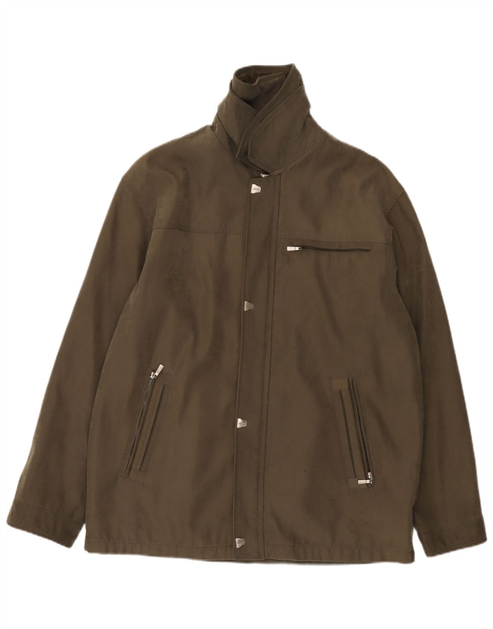 Veste coupe-vent vintage pour homme IT 50 Grand Kaki Polyamide