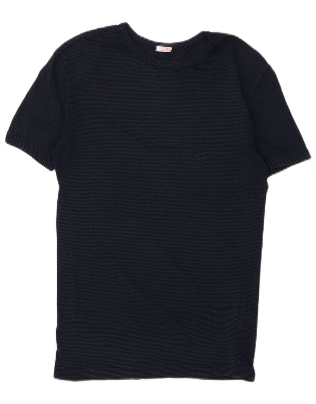 GUESS T-Shirt Femme UK 12 Bleu Marine Moyen