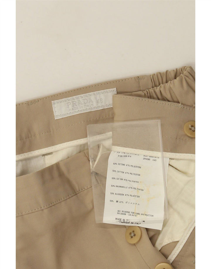 Prada Short Chino Homme IT 48 Medium W32 Coton Beige