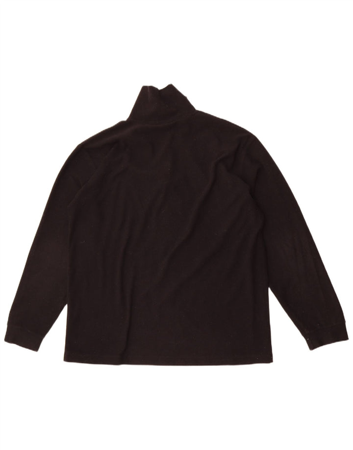 Invicta Pull polaire à col zippé pour homme XL Noir Polyester