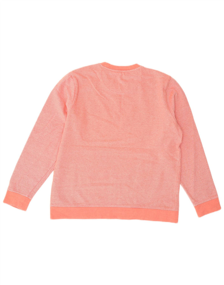 Crew Clothing Sweat-shirt pour homme en coton rose moyen
