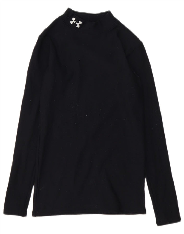 Under Armour Cold Gear Top à manches longues pour garçon 11-12 ans Noir Taille L