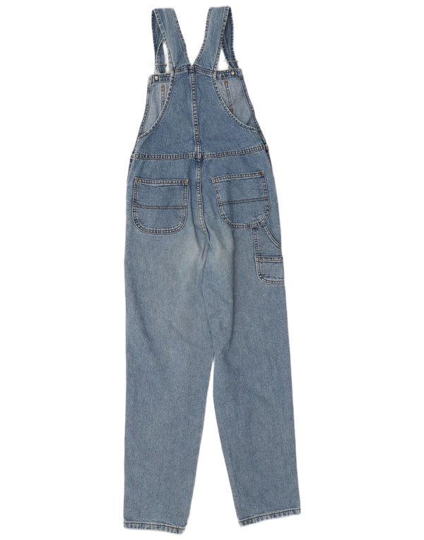 vintage Womens Cargo Dungarees Jeans UK 16 Grand W32 L30 Coton Bleu