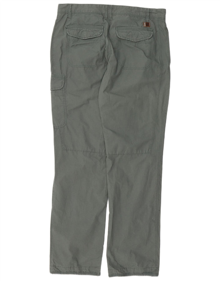 TIMBERLAND Pantalon Cargo Droit Homme W36 L34 Vert Coton