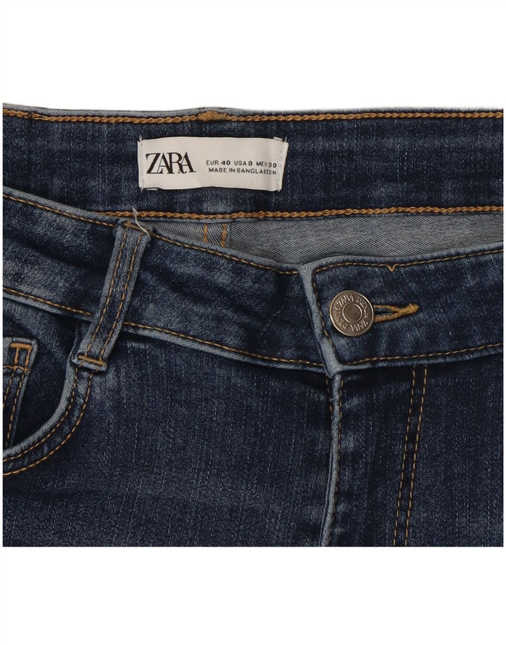 Zara Jean skinny pour femme EU 40 Medium W30 L27 Bleu