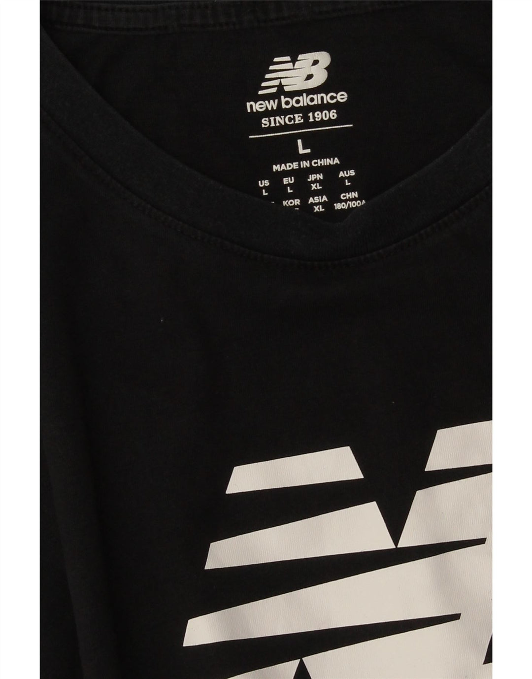 NEW BALANCE T-shirt graphique pour hommes Grand Noir