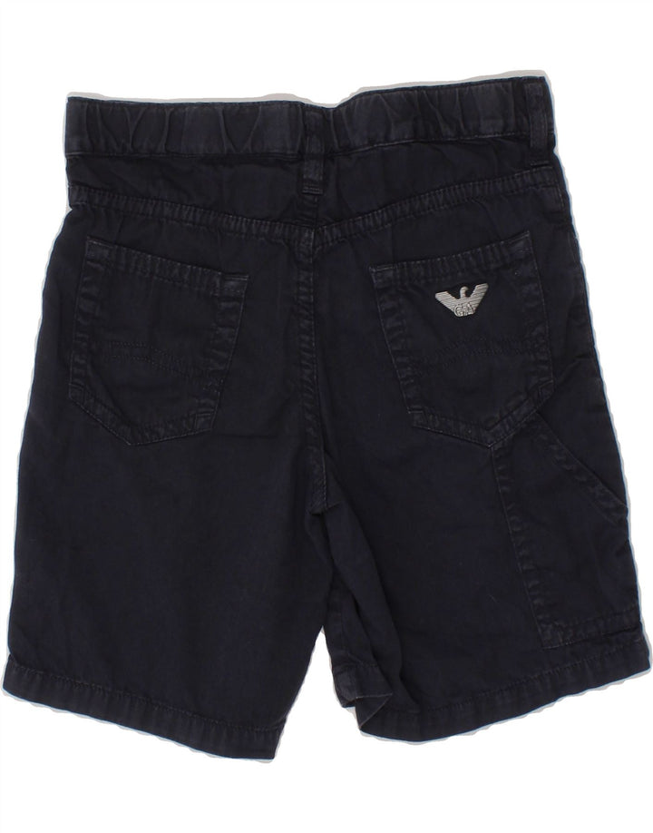 ARMANI JUNIOR Boys Denim Shorts 2-3 Years W20 Navy Blue Cotton Vintage Armani Junior and Second-Hand Armani Junior from Messina Hembry 